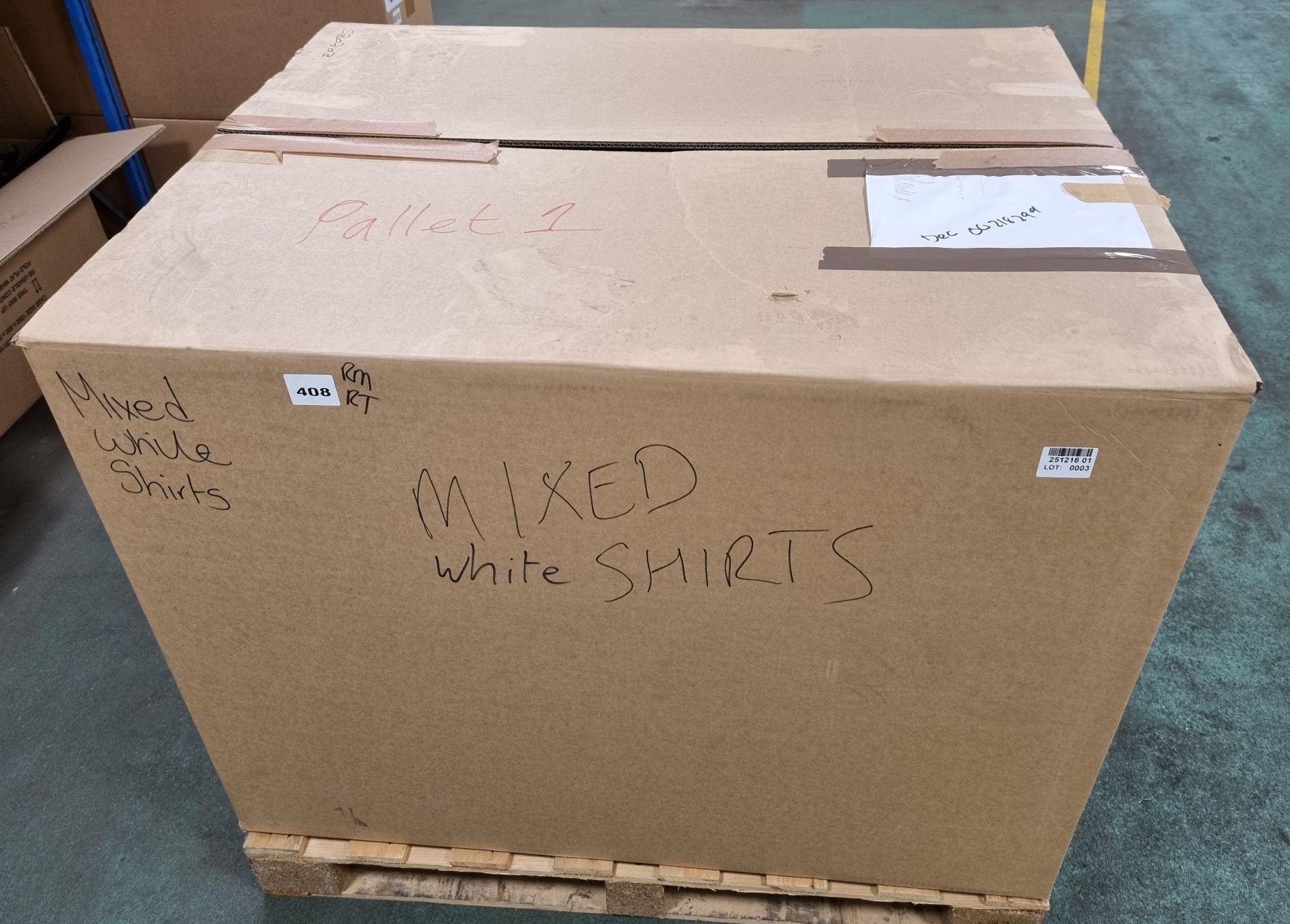 118x White shirts - see description for types & pictures for selection of sizes - Image 26 of 26