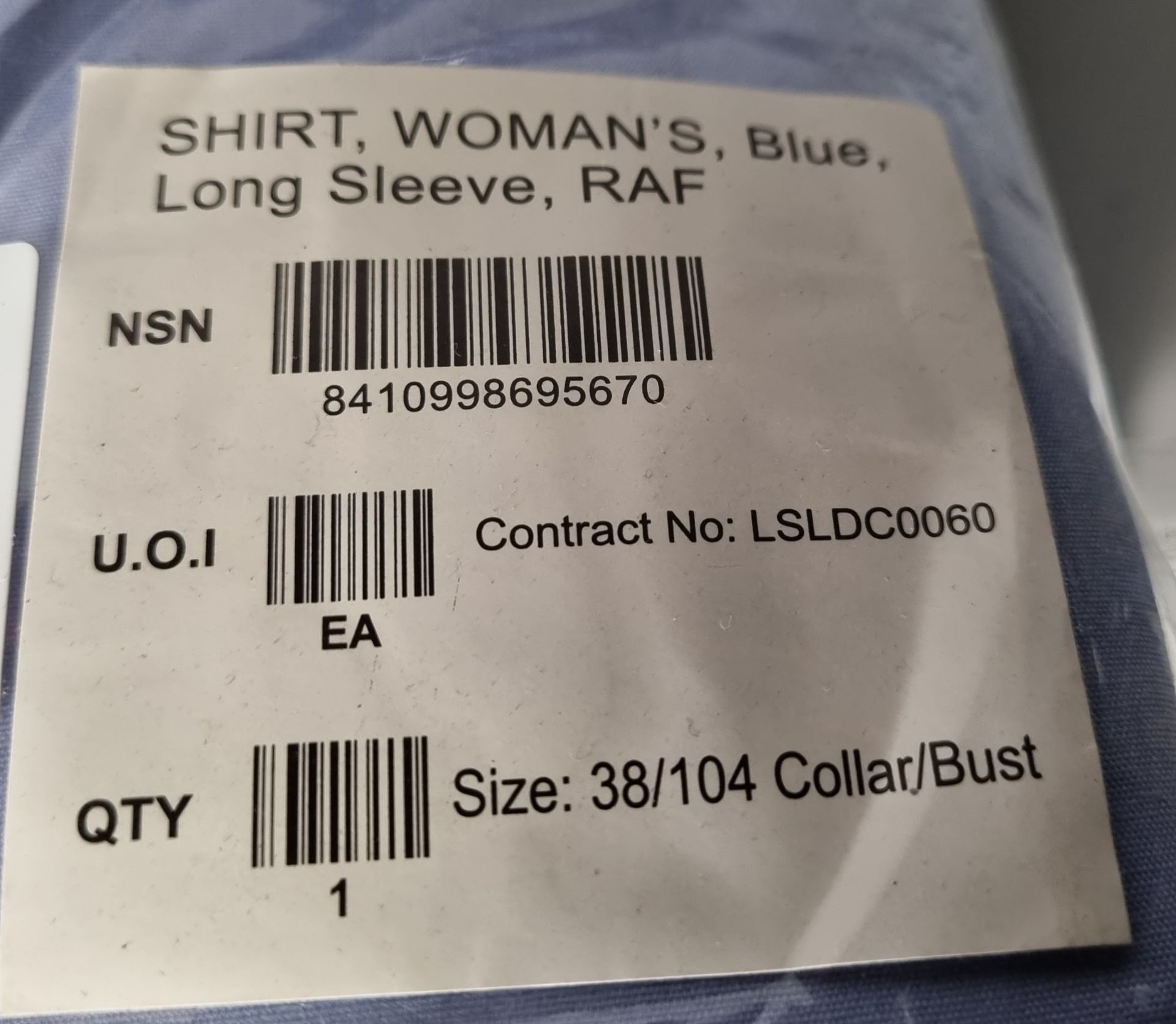 246x Various blue shirts - see description for types & pictures for selection of sizes - Image 11 of 33