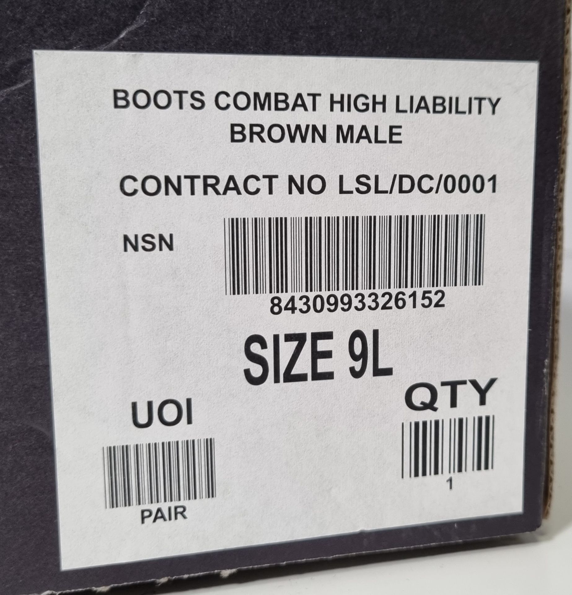 Altberg new defender mens brown leather high liability combat boots size 9L - Image 8 of 8