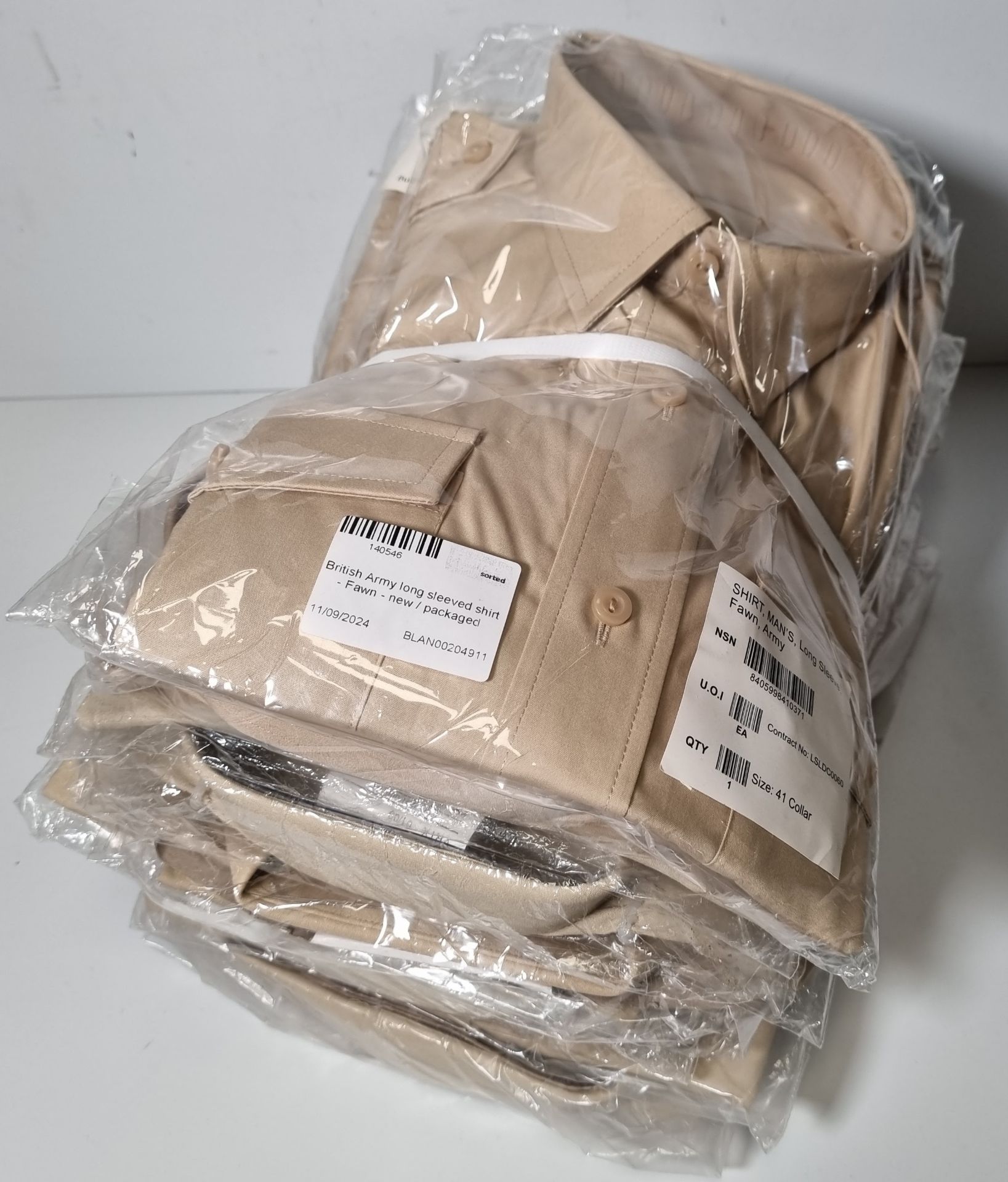 484x Fawn shirts - see description for types & pictures for selection of sizes - Image 16 of 31