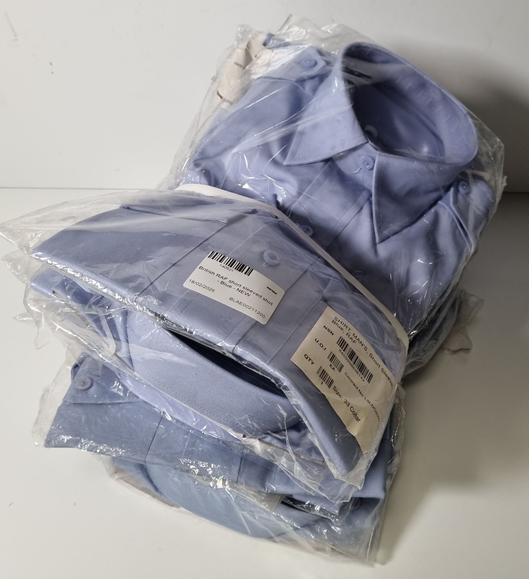 246x Various blue shirts - see description for types & pictures for selection of sizes - Image 29 of 33