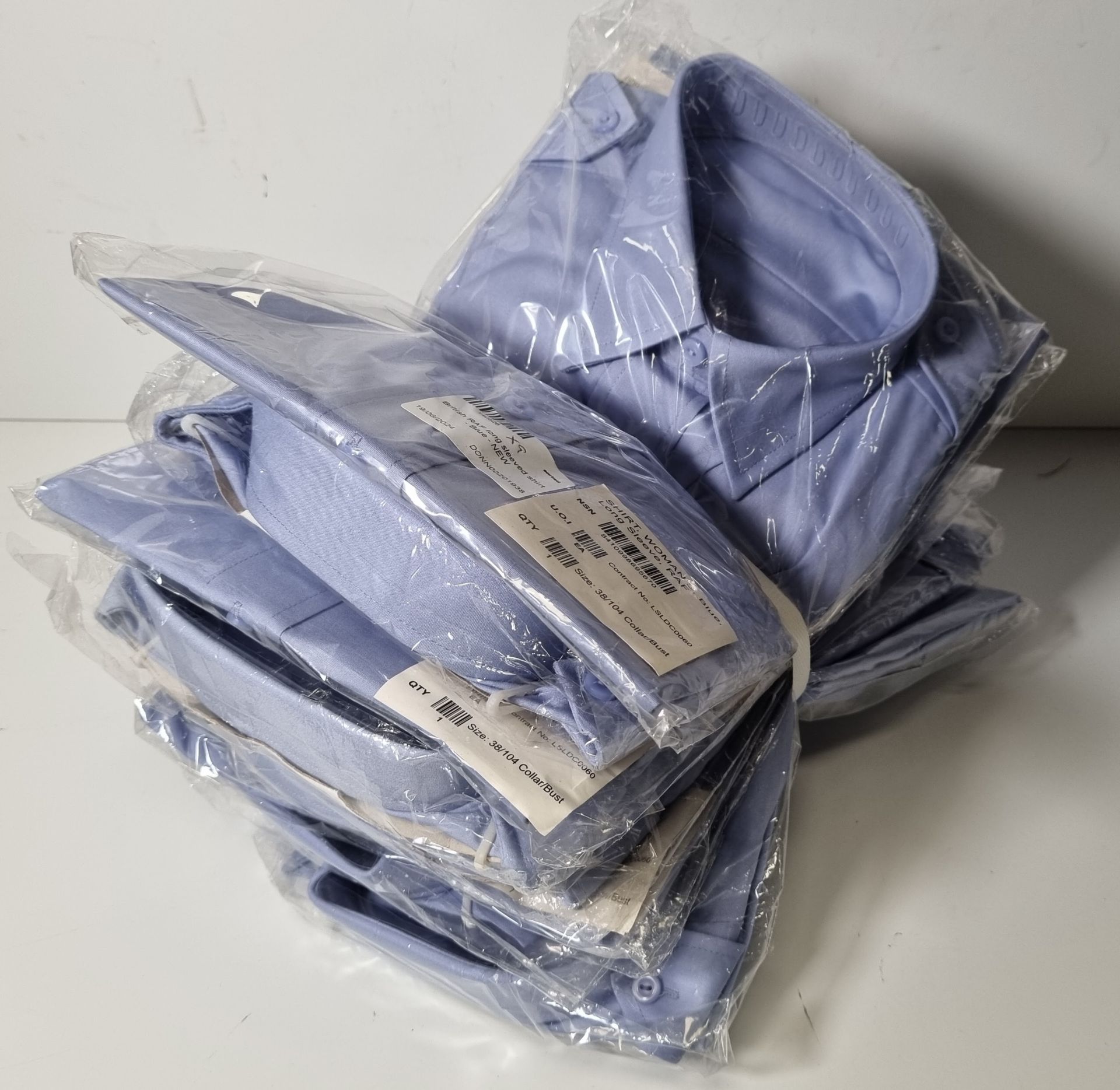 246x Various blue shirts - see description for types & pictures for selection of sizes - Image 10 of 33
