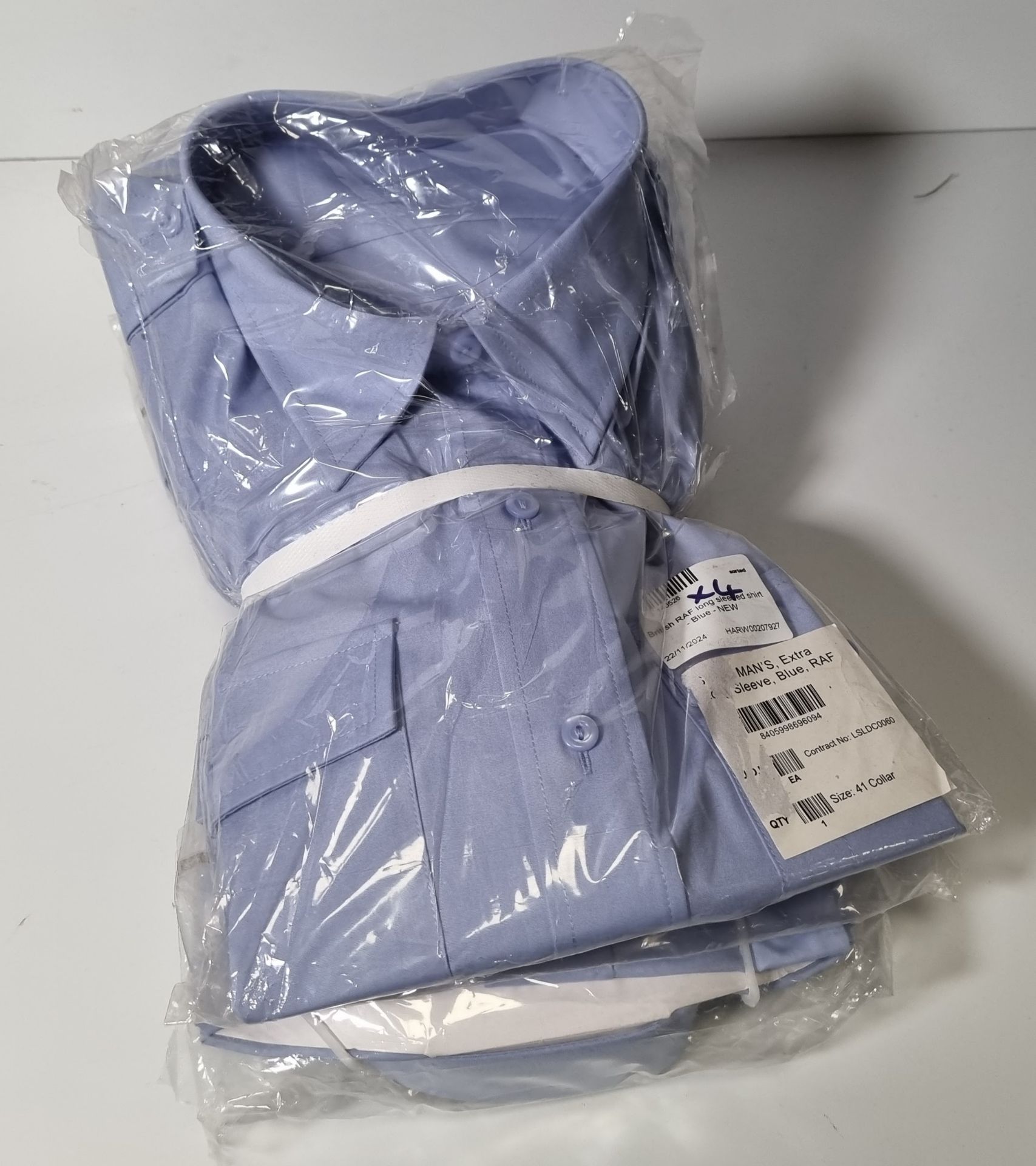 246x Various blue shirts - see description for types & pictures for selection of sizes - Image 7 of 33