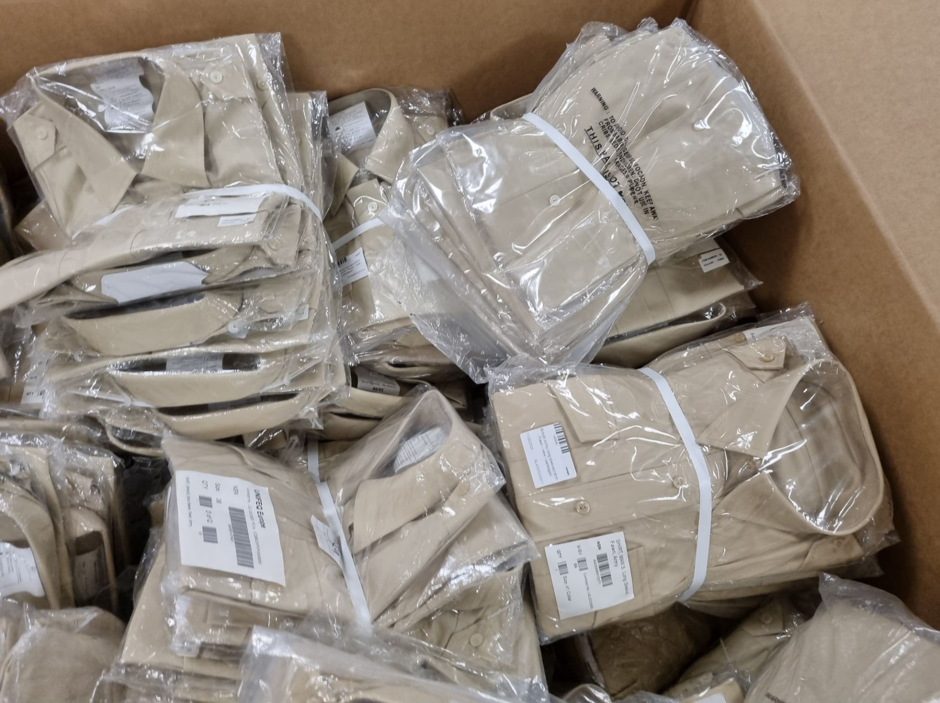 484x Fawn shirts - see description for types & pictures for selection of sizes - Image 3 of 31