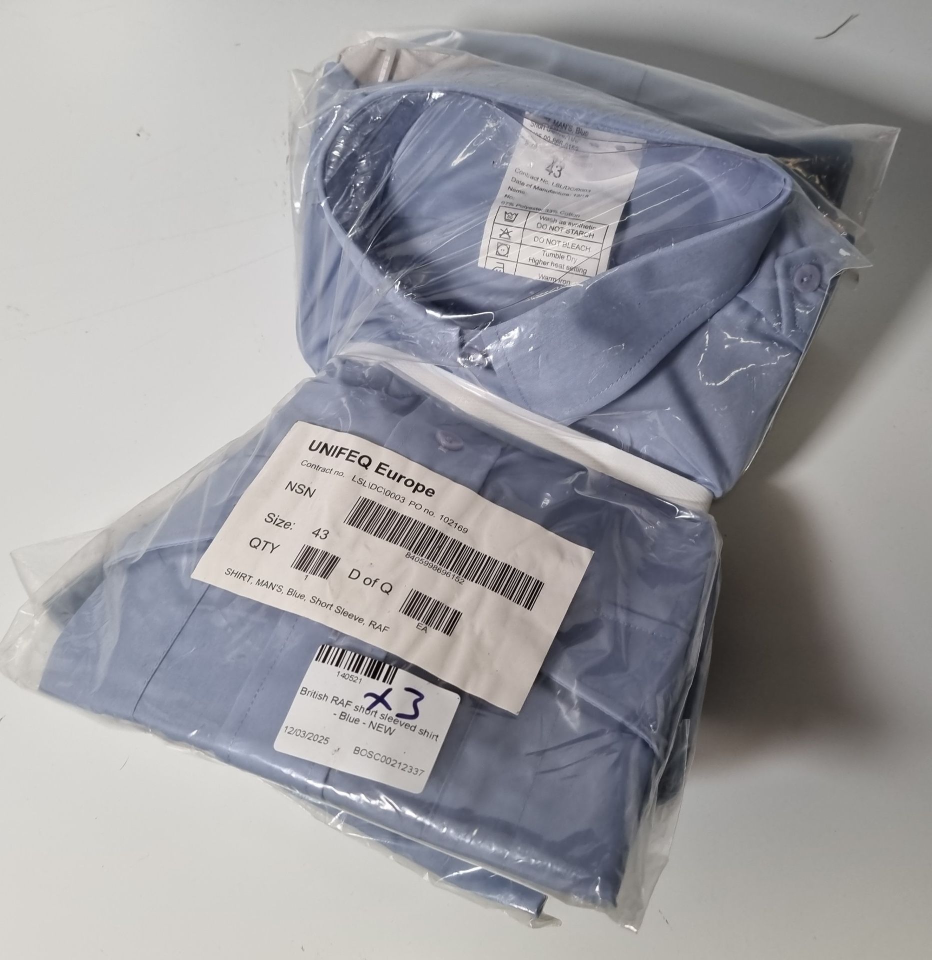 246x Various blue shirts - see description for types & pictures for selection of sizes - Image 14 of 33