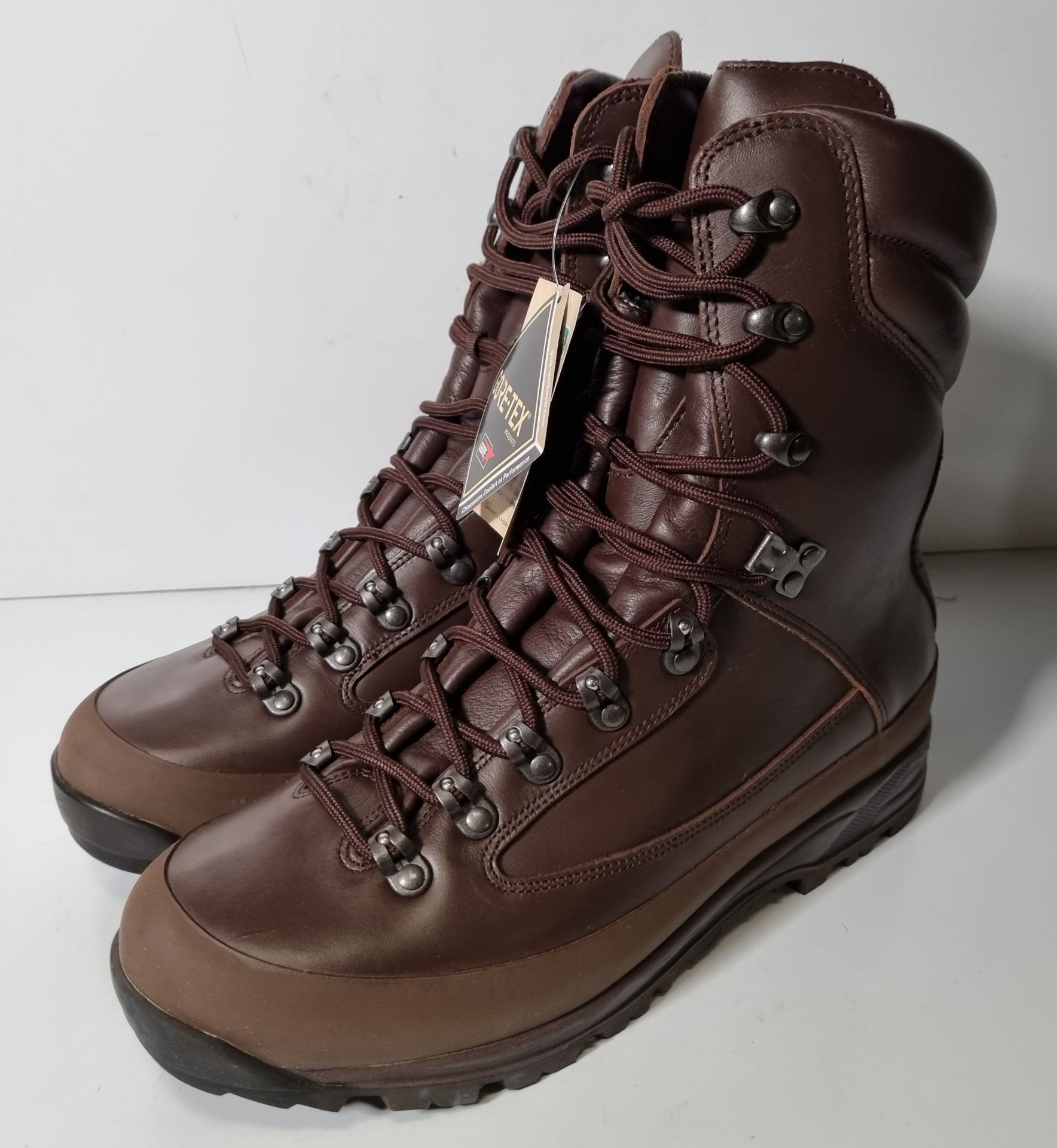 British Forces ladies brown cold wet weather combat boots size 9M - Image 3 of 7