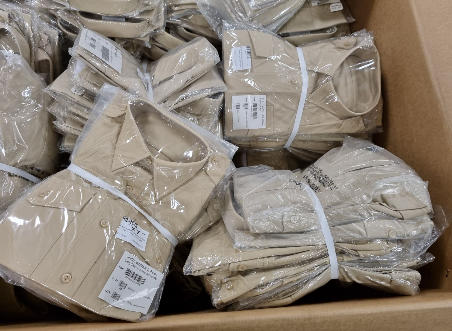 484x Fawn shirts - see description for types & pictures for selection of sizes - Image 4 of 31
