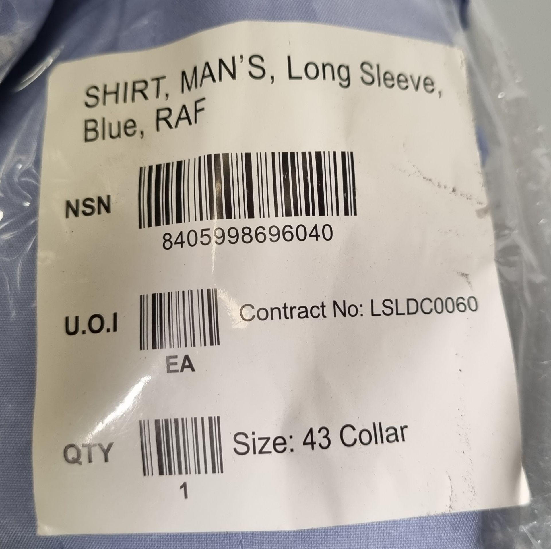 246x Various blue shirts - see description for types & pictures for selection of sizes - Image 28 of 33
