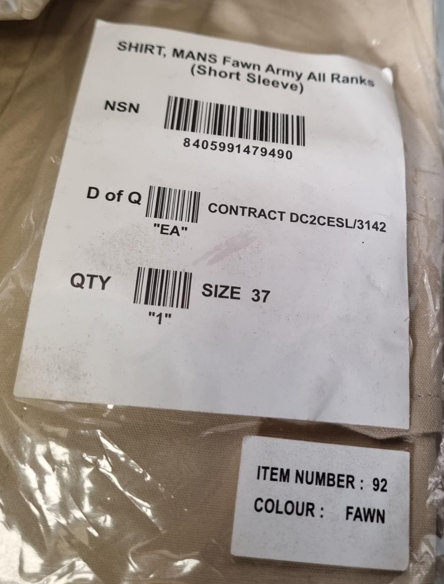 484x Fawn shirts - see description for types & pictures for selection of sizes - Image 23 of 31