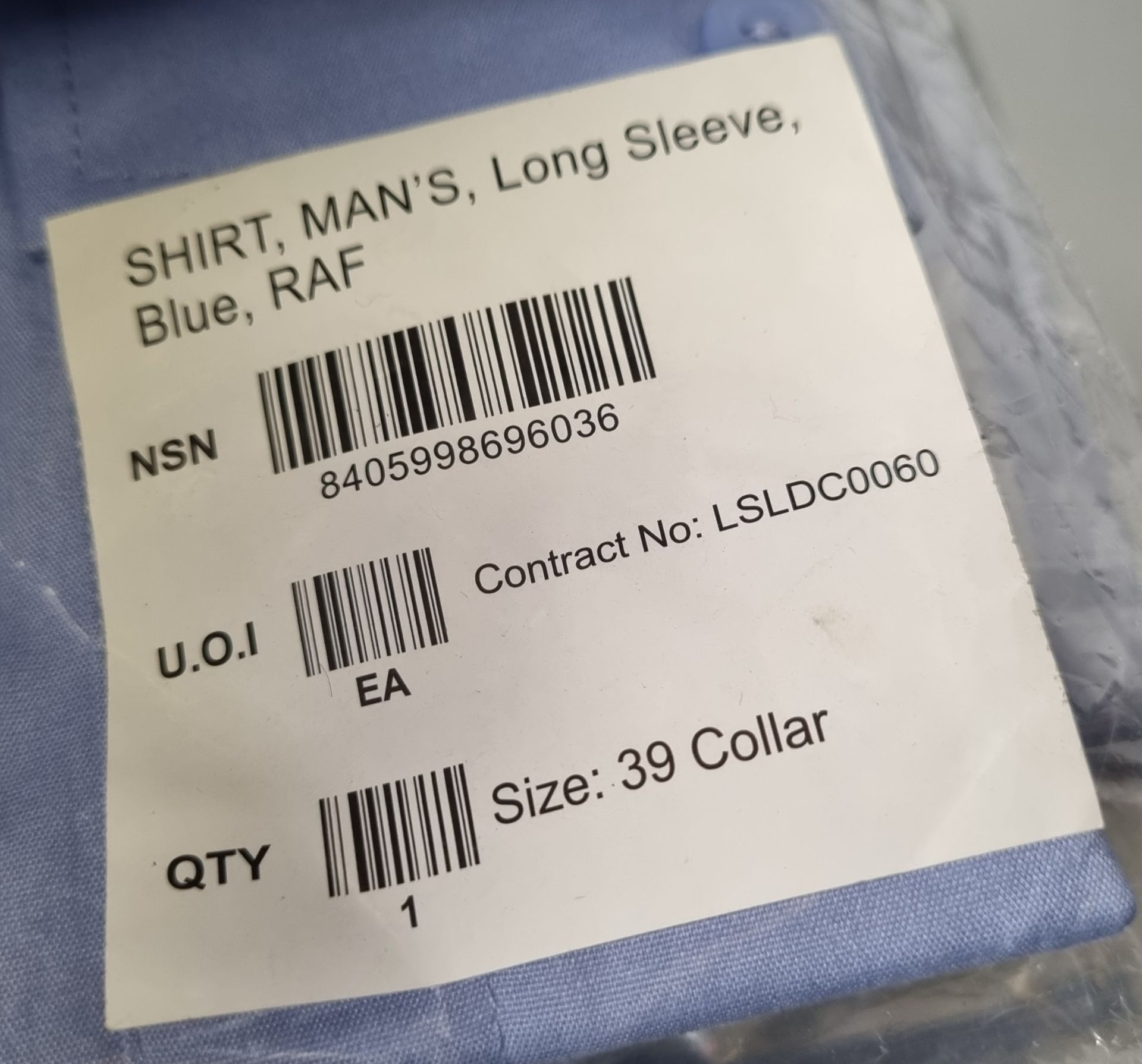 246x Various blue shirts - see description for types & pictures for selection of sizes - Image 27 of 33