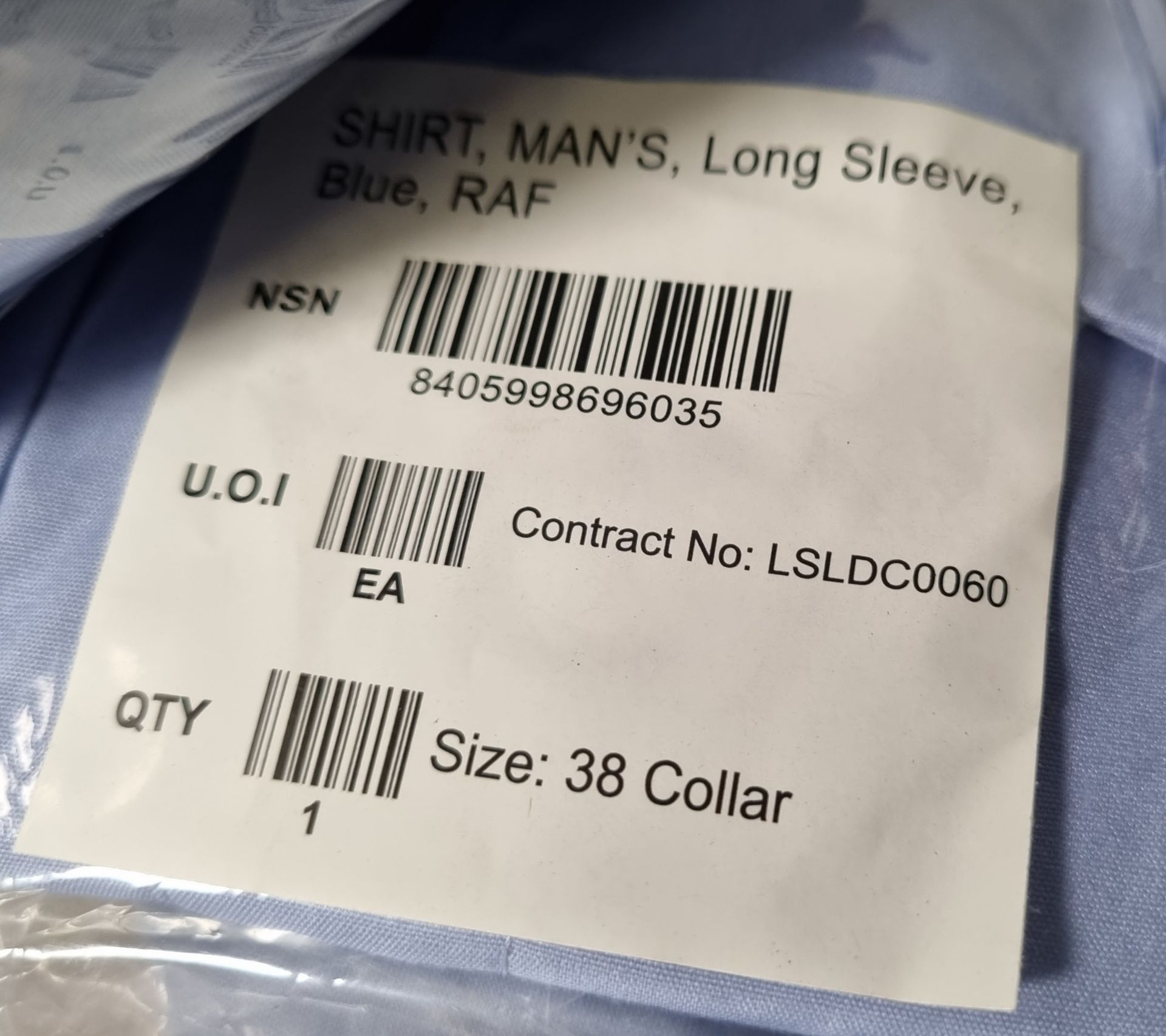 246x Various blue shirts - see description for types & pictures for selection of sizes - Image 18 of 33