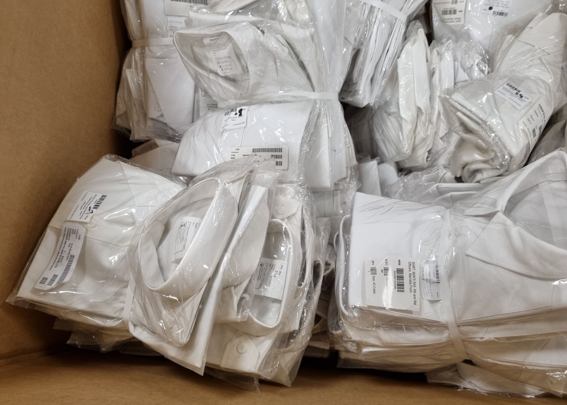 118x White shirts - see description for types & pictures for selection of sizes - Image 5 of 26