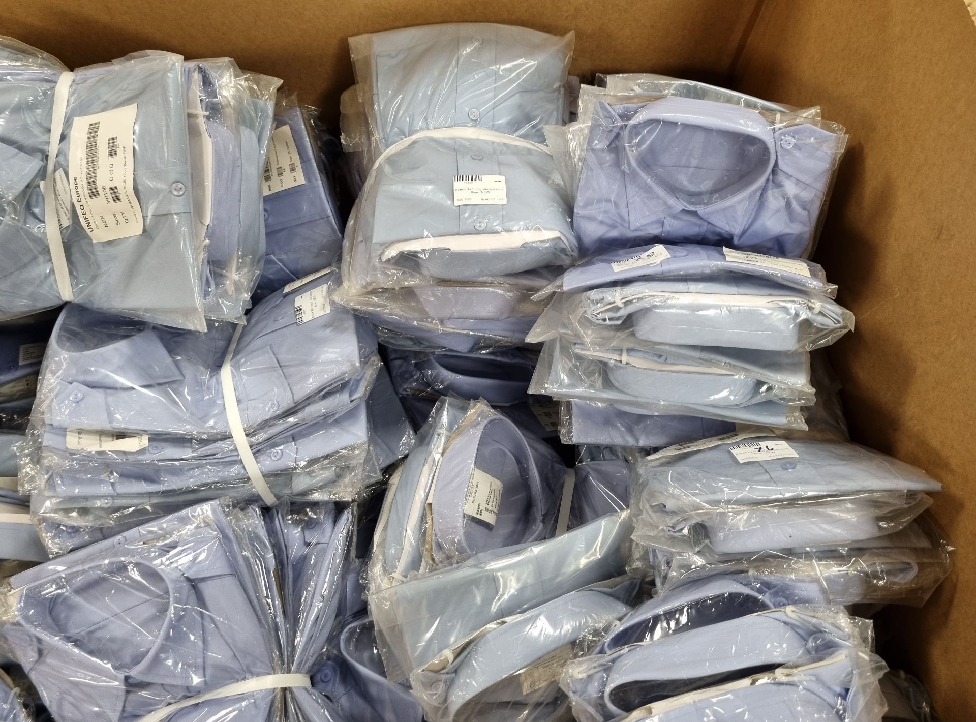 246x Various blue shirts - see description for types & pictures for selection of sizes - Image 3 of 33