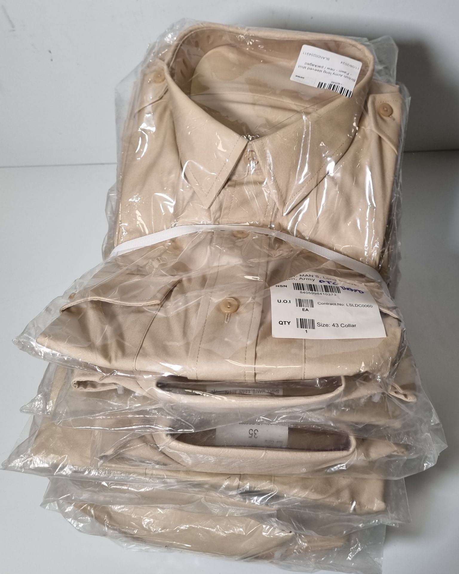 484x Fawn shirts - see description for types & pictures for selection of sizes - Image 24 of 31