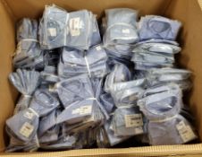 246x Various blue shirts - see description for types & pictures for selection of sizes