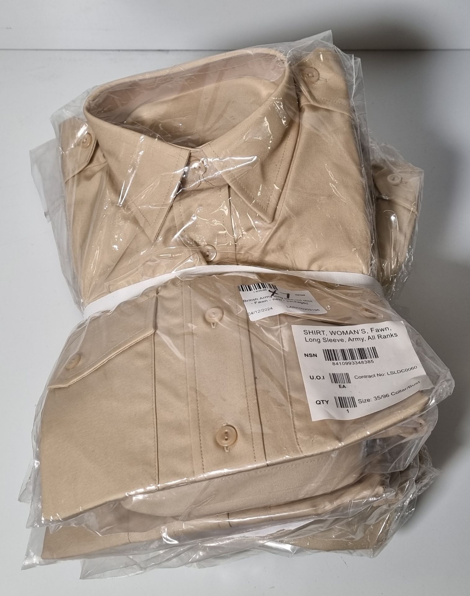 484x Fawn shirts - see description for types & pictures for selection of sizes - Image 6 of 31