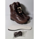 British Forces ladies brown cold wet weather combat boots size 9M