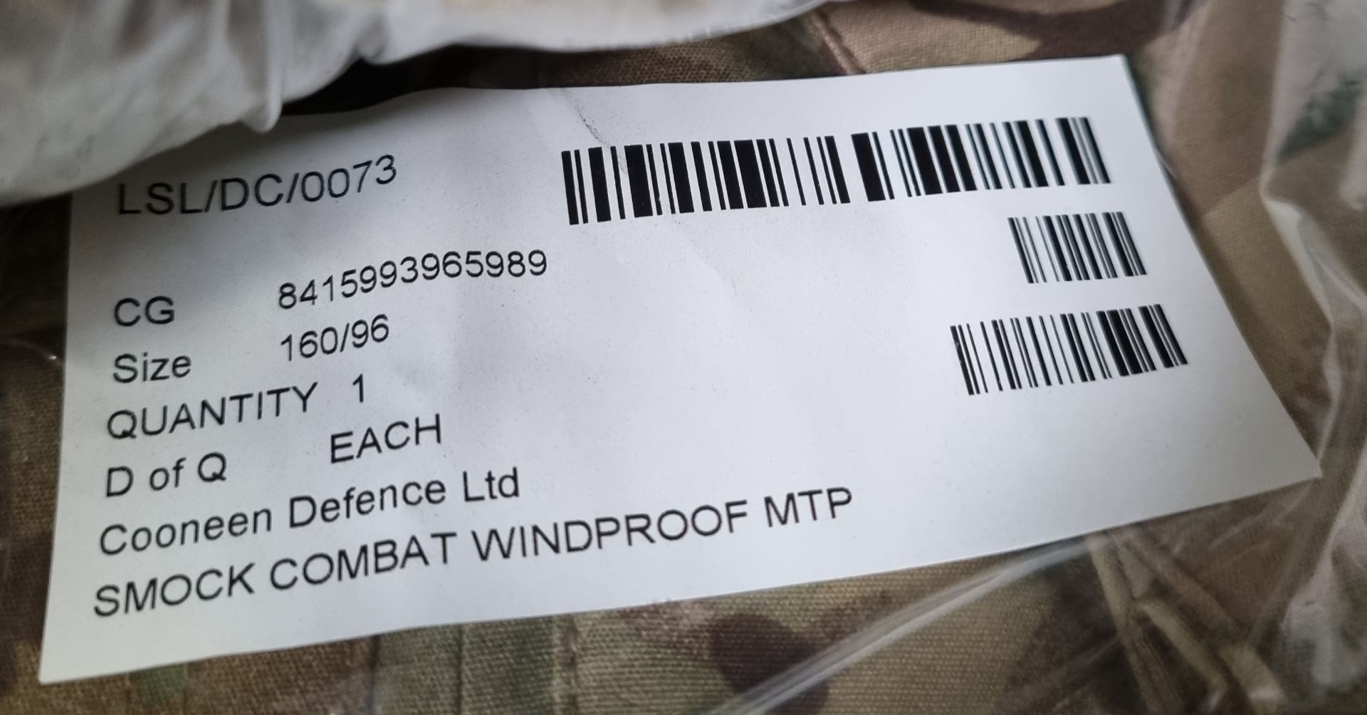100x British Army MTP windproof smocks - mixed sizes - Image 23 of 23