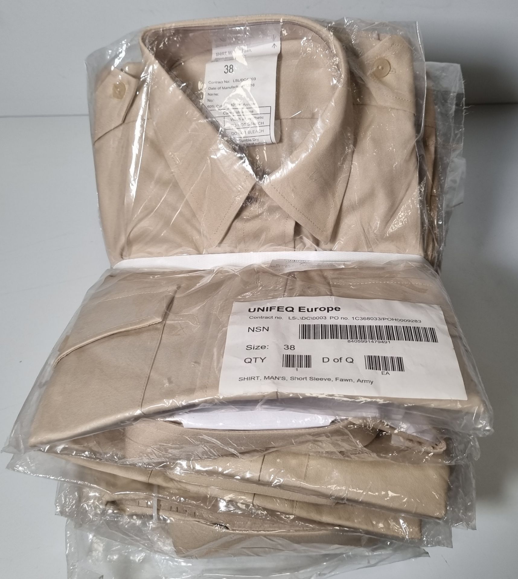 484x Fawn shirts - see description for types & pictures for selection of sizes - Image 20 of 31