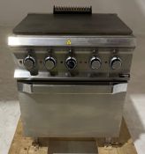 Hoabrt HETPE77FE solid top with electric oven - serial number 1353735 - grade B - minor signs of use