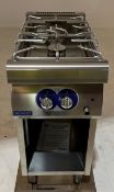 Hobart B1A9FV4PG-10 Advancia 900 twin burner on cabinet - serial number P46177169 - see desc.
