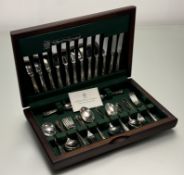 An Arthur Price of Birmingham epns suite of Dubarry pattern flatware for six place settings to