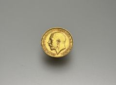 A George V gold half sovereign 1914 4g