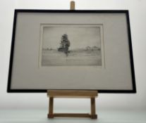 A collection of various works comprising, A Simes, Off The Isle of Arran, etching, signed and titled