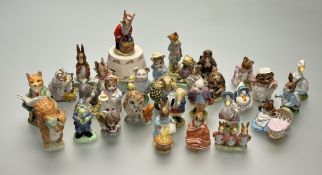A large collection of twenty seven Beswick Beatrix Potter's figures comprising, Foxy hiskered