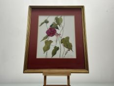 Kathleen Russell (Scottish 1940-), Scarlet O' Hara, watercolour, signed and titled in pencil