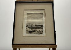 A collection of various etching comprising, Josephine Miller (Scottish 1890-1975), Mediteranian