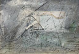 Ainslie Yule (1941-2022), Collage, mixed media on paper, signed, titled and dated 1980 in pencil