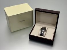 A Longines titanium Oposition chronograph automatic wristwatch with three subsidiary dials and