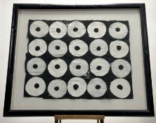 Joanna Kessel (Contemporary), Unitled - 1991, mixed media, inscribed verso, in a glazed frame. (