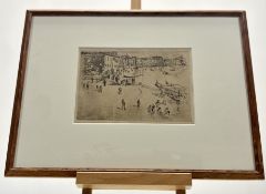 James McNeill Whistler (1834-1903), Riva, N.2 from Second Venice Set, drypoint etching, in a