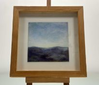 Janet Rowntree Cannon, South Across the Ettrick, acrylic, monogrammed bottom right, artist label