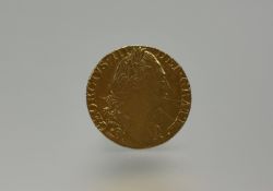 George III gold guinea, 1785. 8.35 grams.