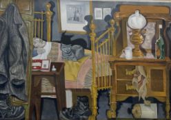 Y Richard Norman R.S.W. (Scottish, Contemporary), Night Lights, signed lower left, dated December
