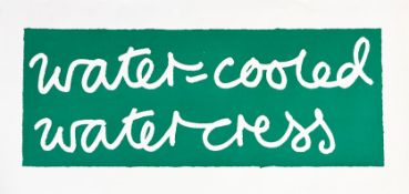 Y Property of an Edinburgh Collector: Ian Hamilton Finlay C.B.E. (Scottish, 1925-2006), Water-Cooled