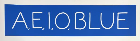 Y Property of an Edinburgh Collector: Ian Hamilton Finlay C.B.E. (Scottish, 1925-2006), A, E, I,