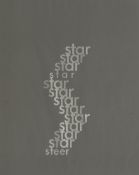 Y Property of an Edinburgh Collector: Ian Hamilton Finlay C.B.E. (Scottish, 1925-2006),Star Steer,