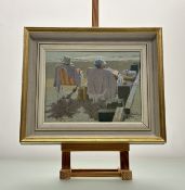 Y Dennis Syrett R.O.I., R.S.M.A. (b. 1932), On the Beach, signed lower left and dated 1983, oil on