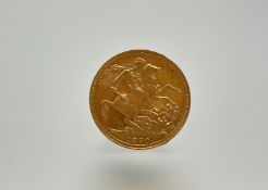 A Victorian gold sovereign 1891 8.02g