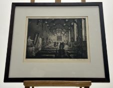 Susan Mitchell (Scottish 20thc), Parliament Hall, 6/40 screenprint, signed, titled and dated '94