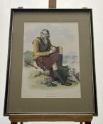 A pair of hand-coloured lithographs from the McIan, Robert Ronald Collection of plates from The