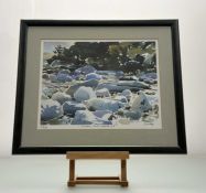 Rodger Savage (Canadian 1941-), Stream, Port, L'Herbert, N.S, 10/400 limted print, signed and titled