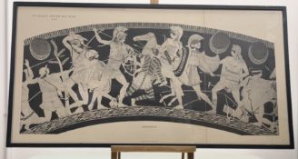 An Early 20thc, Attischer Krater Aus Ruvo Neapel, Amazonomachie 1:1 print, printed by Verlagsanstalt