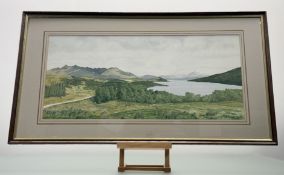 K.S Kewitt, Ben Cruachan and Loch Awe from Fenmoch Hill, watercolour, signed and dated '85 pen