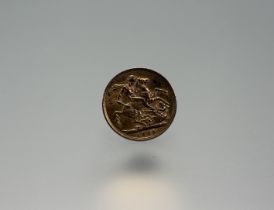 An Edward VII gold sovereign 1904 8.g