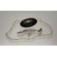 A yellow and white metal flat link chain necklace with lobster claw fastening: l. x 24cm, an - Image 1 of 3